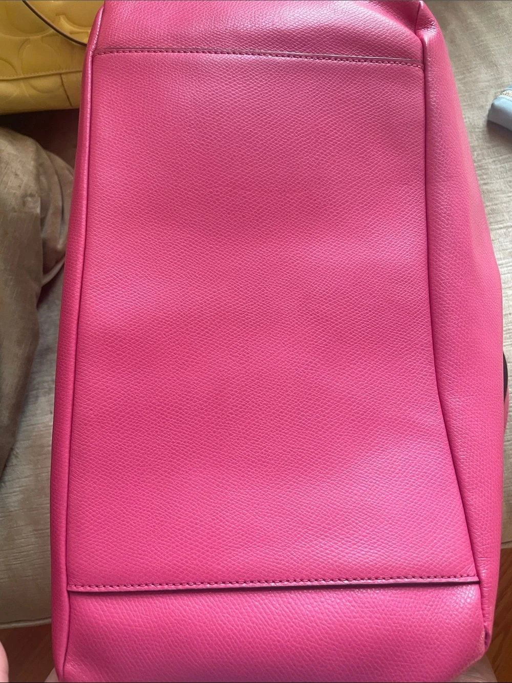 COACH Women's Pink diaper Bag with Detachable Strap, great as an office bag!